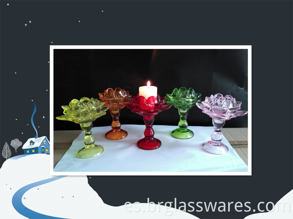 glass candle holder 11